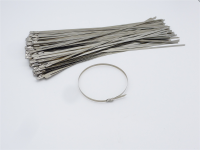 Edelstahl Kabelbinder 300 x 4,6 mm hohe Zugkraft...